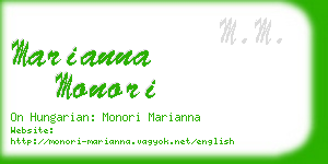 marianna monori business card